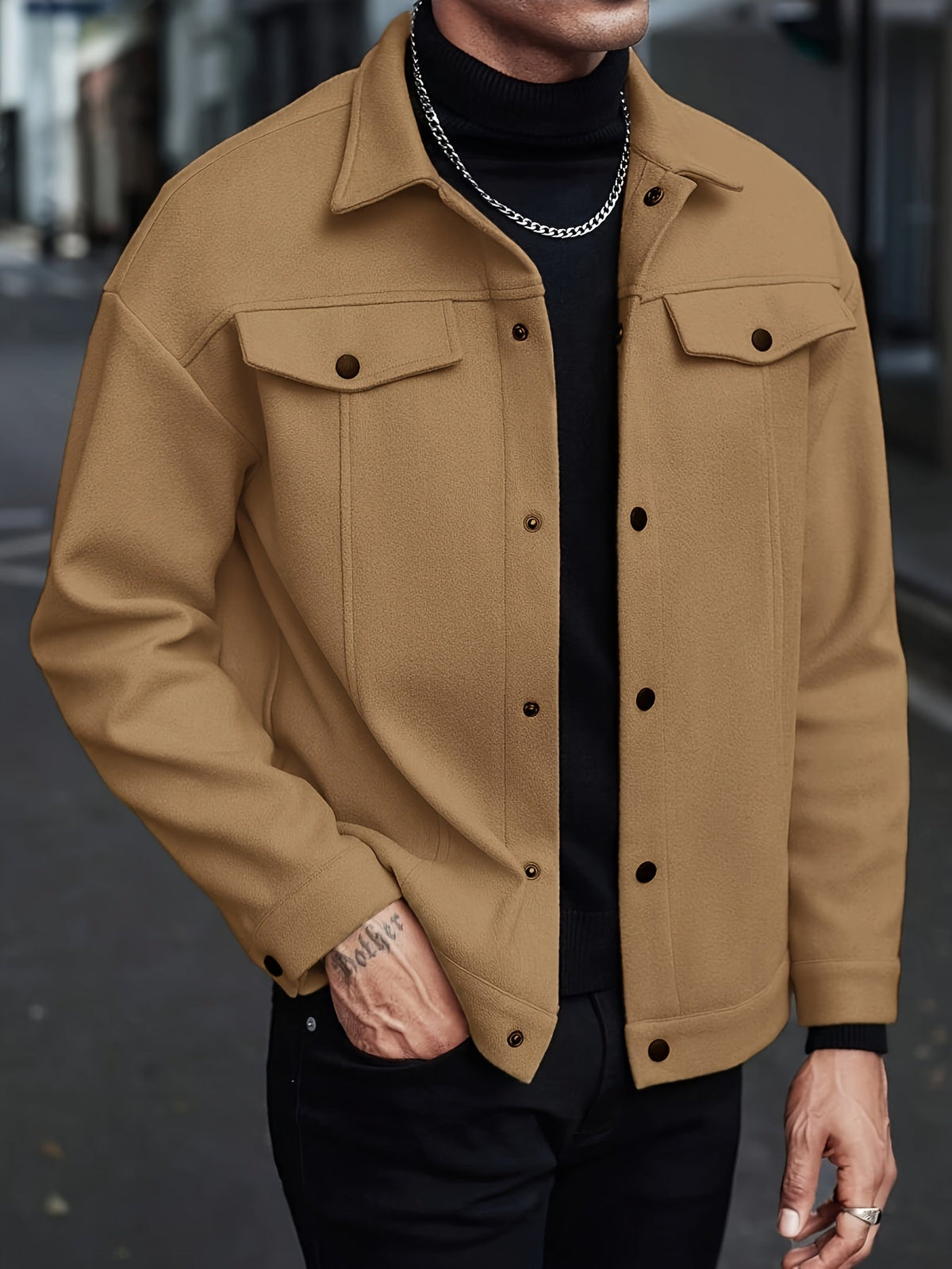 Camden - Men’s Press-Stud Trucker Jacket
