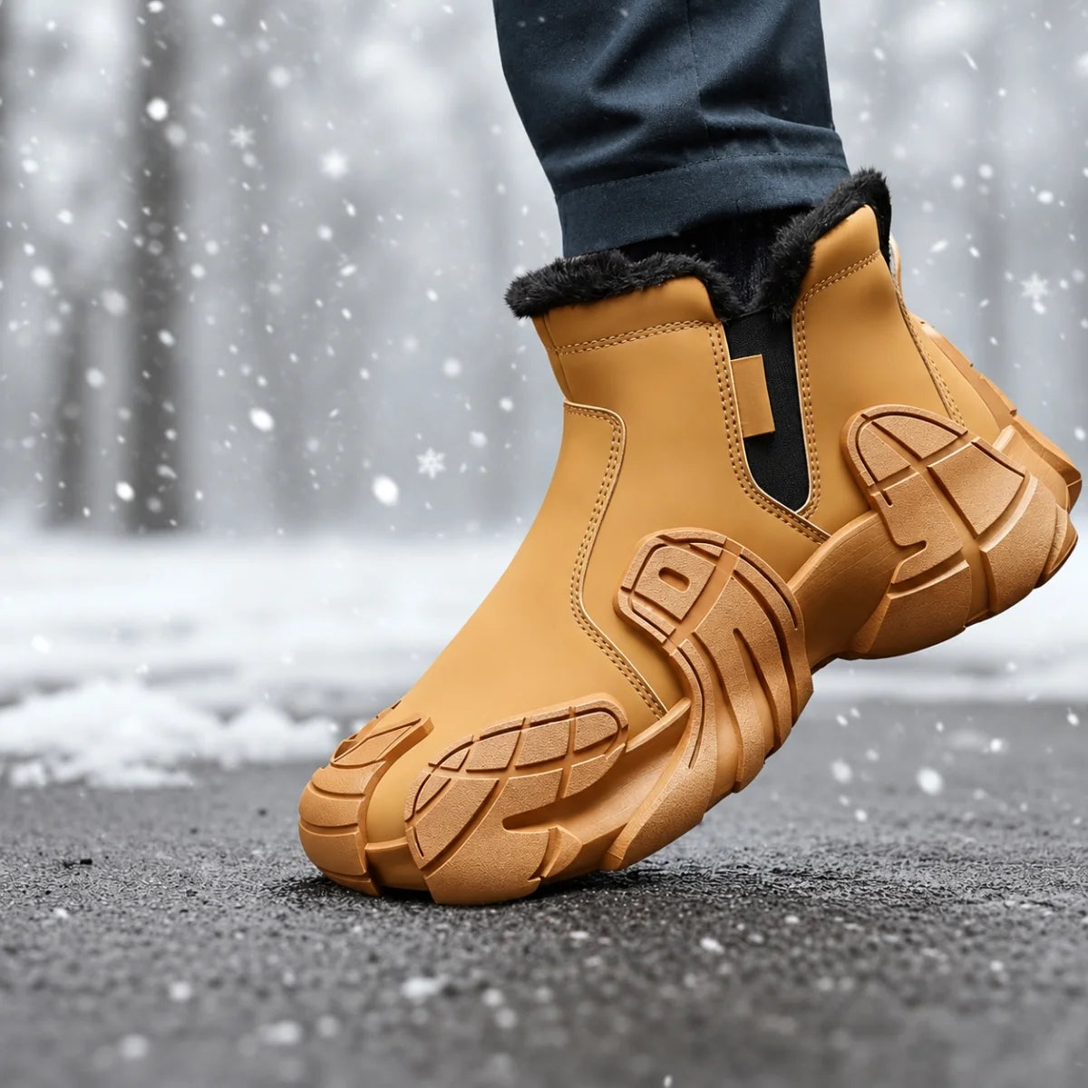 Snowridge ThermalBoots – Men’s Fleece-Lined Chelsea Boots