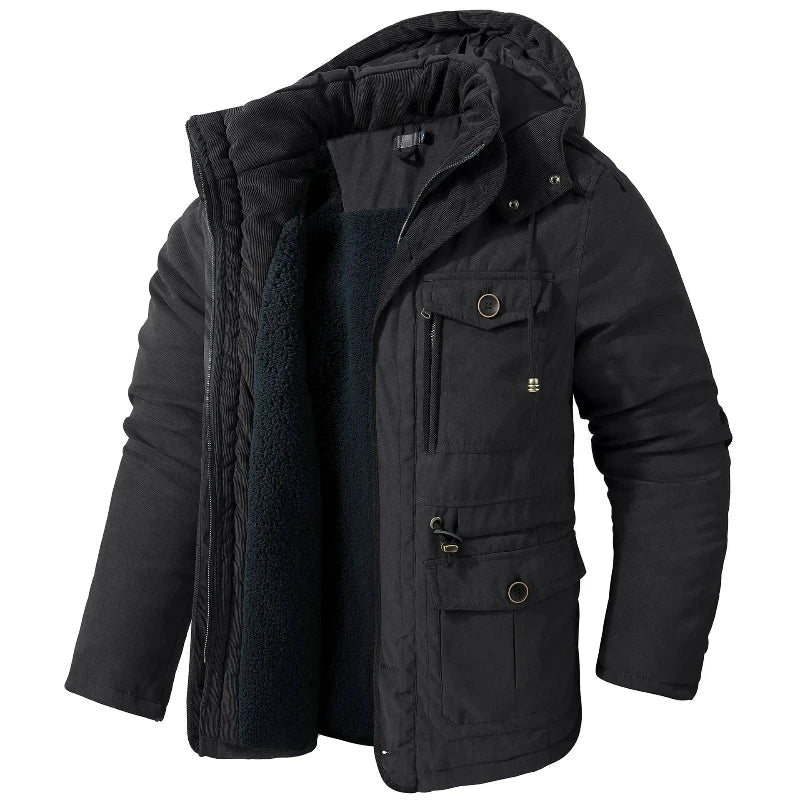 Men’s Fleece-Lined Hooded Winter Parka – Northdale