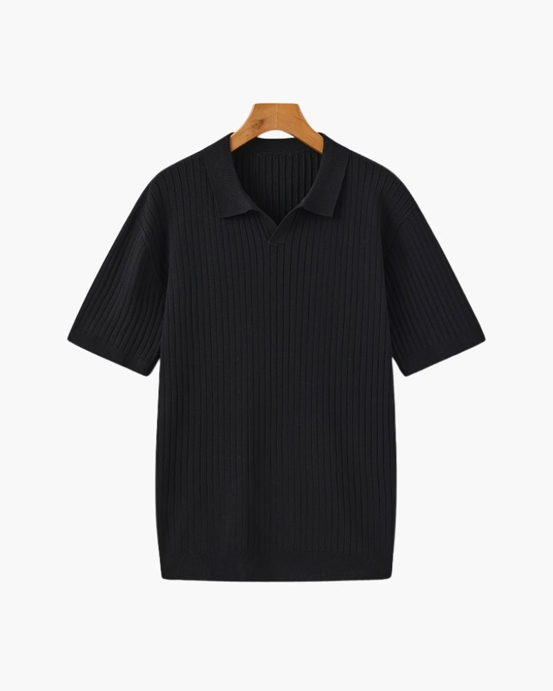 Albin – Polo côtelé en maille premium - OPLX - Atelier Opulence