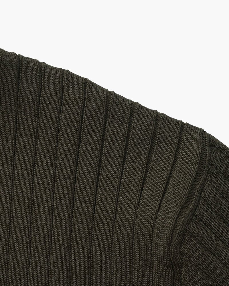 Albin – Polo côtelé en maille premium - OPLX - Atelier Opulence