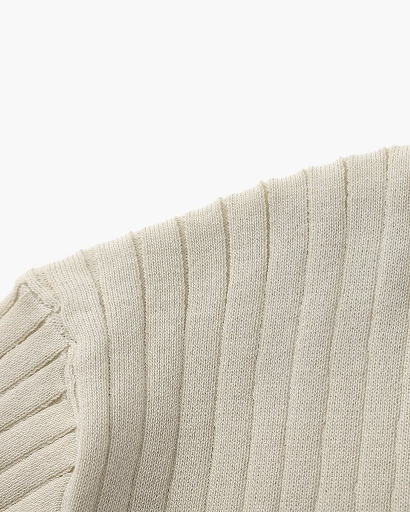 Albin – Polo côtelé en maille premium - OPLX - Atelier Opulence