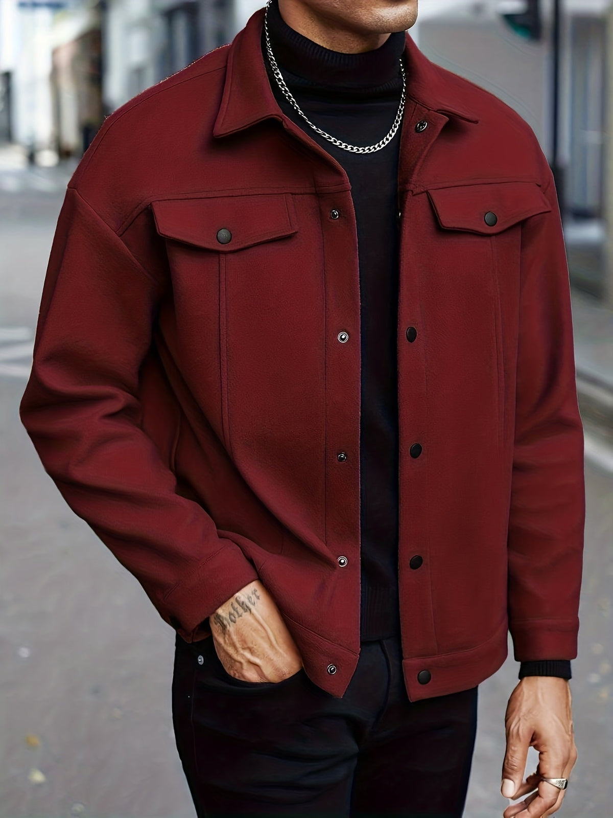 Camden - Men’s Press-Stud Trucker Jacket