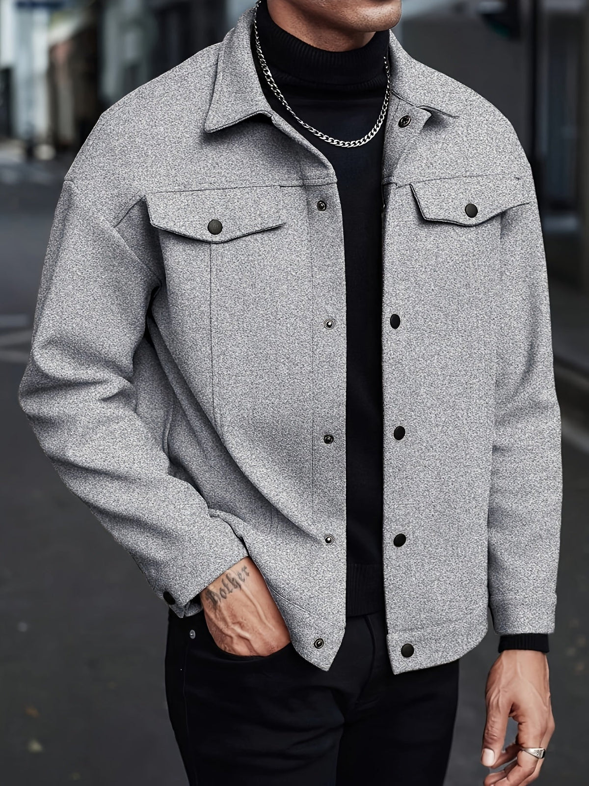 Camden - Men’s Press-Stud Trucker Jacket