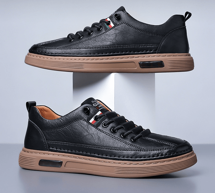 OPLX | Baskets décontractées en cuir véritable Vinny - OPLX - Atelier Opulence