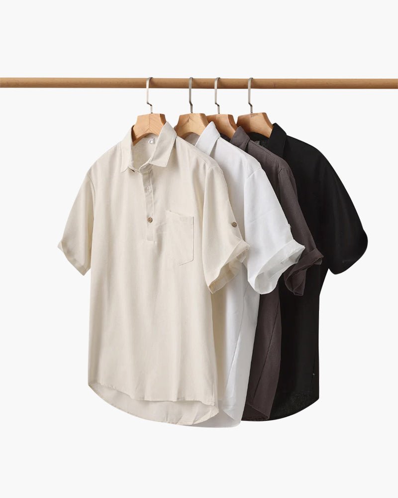 Rivage – Polo en lin pour homme - OPLX - Atelier Opulence