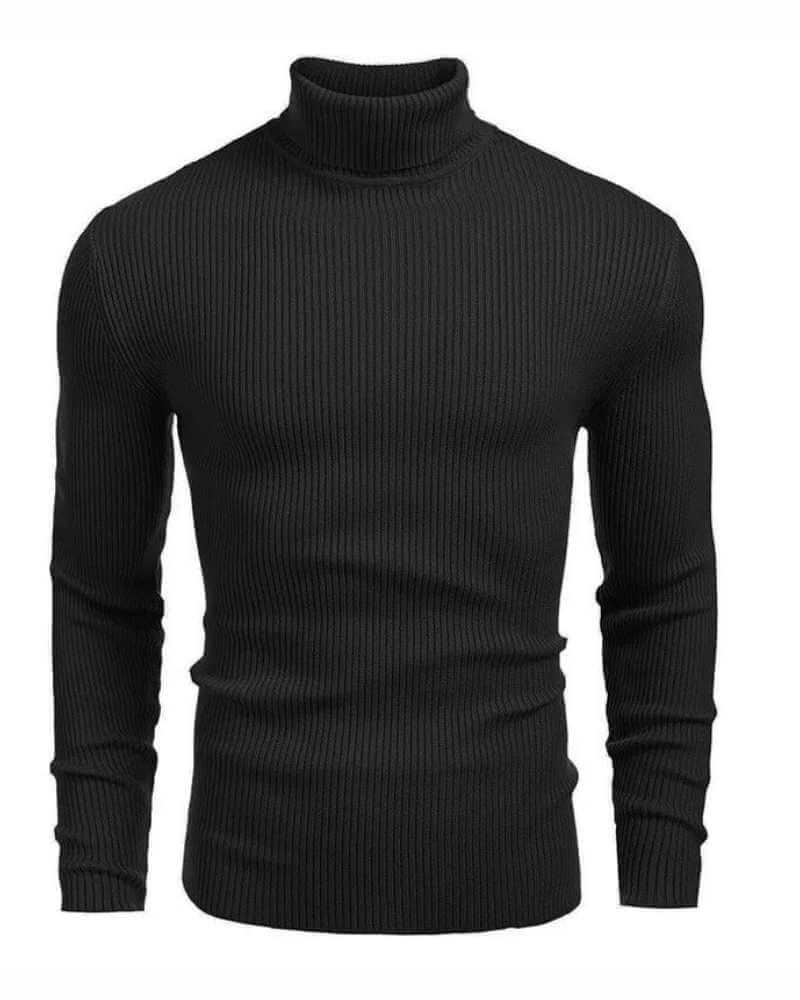 Armand – Pull Col Roulé Minimaliste