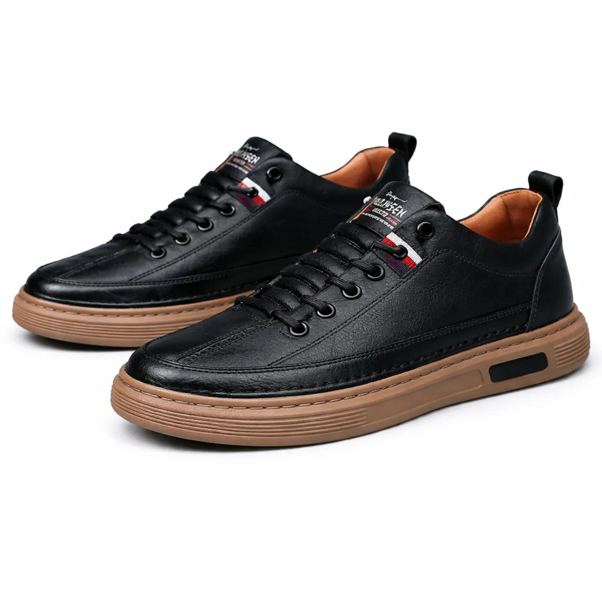 Vinny™ – Baskets Décontractées en Cuir Véritable