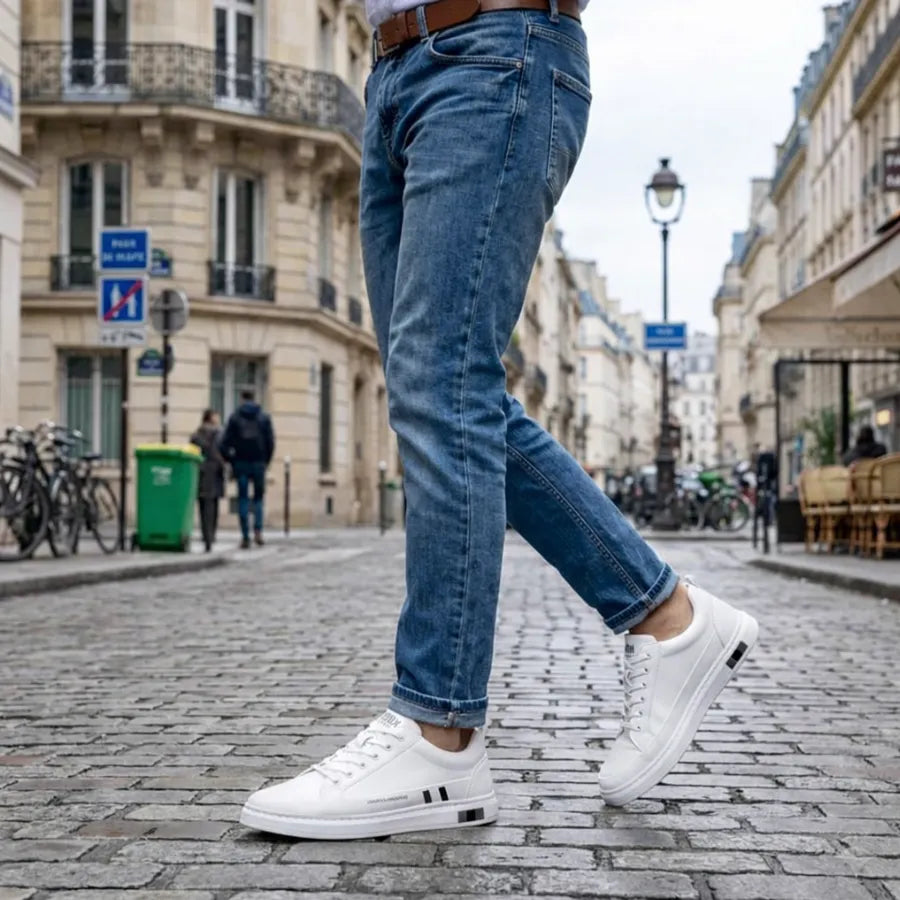 Évolis – Baskets pour Homme au Style Plat