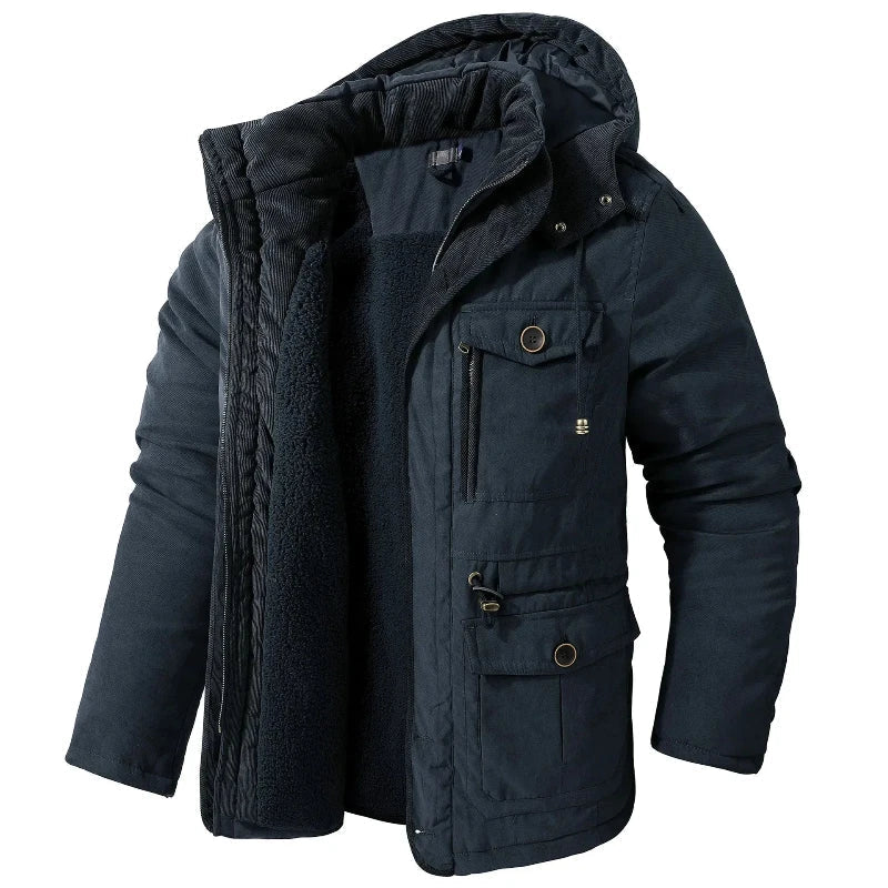 Alpine • Men’s Fleece-Lined Hooded Winter Parka