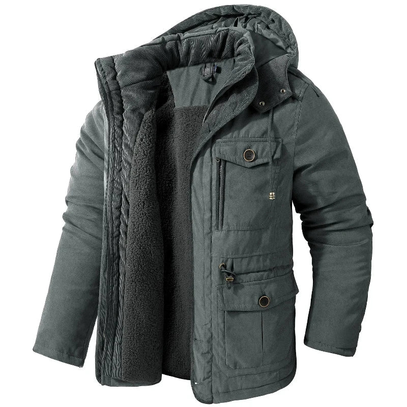Alpine • Men’s Fleece-Lined Hooded Winter Parka