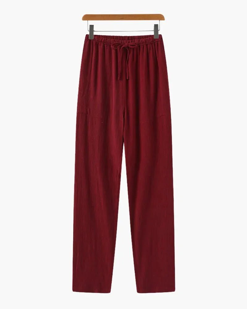 Bastien – Pantalon en lin coupe droite - OPLX - Atelier Opulence