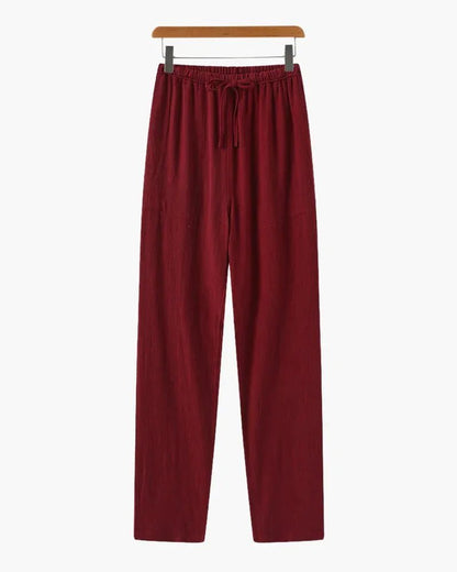 Bastien – Pantalon en lin coupe droite - OPLX - Atelier Opulence