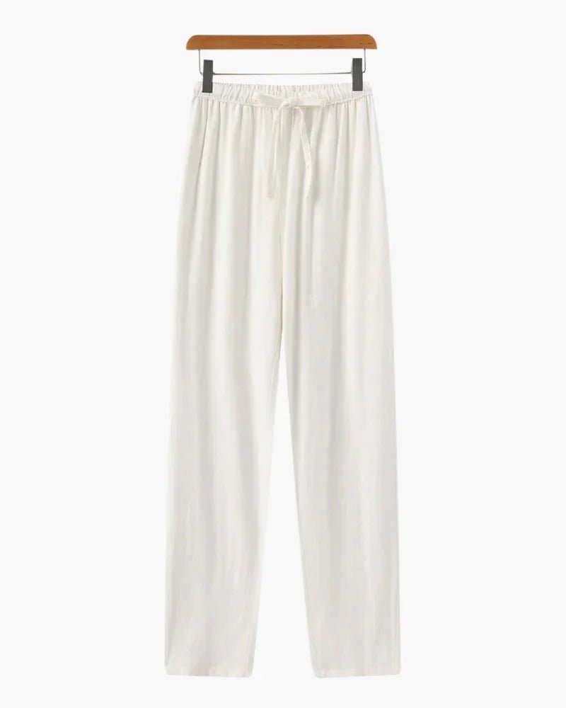 Bastien – Pantalon en lin coupe droite - OPLX - Atelier Opulence