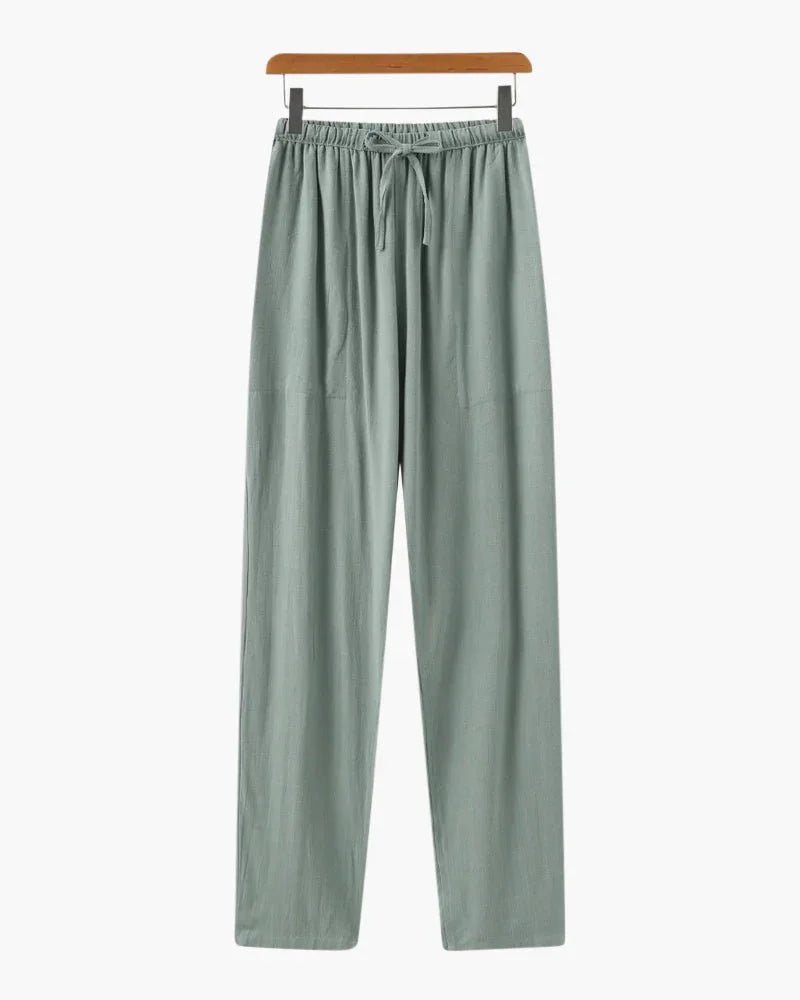 Bastien – Pantalon en lin coupe droite - OPLX - Atelier Opulence