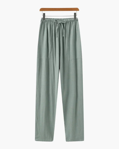 Bastien – Pantalon en lin coupe droite - OPLX - Atelier Opulence