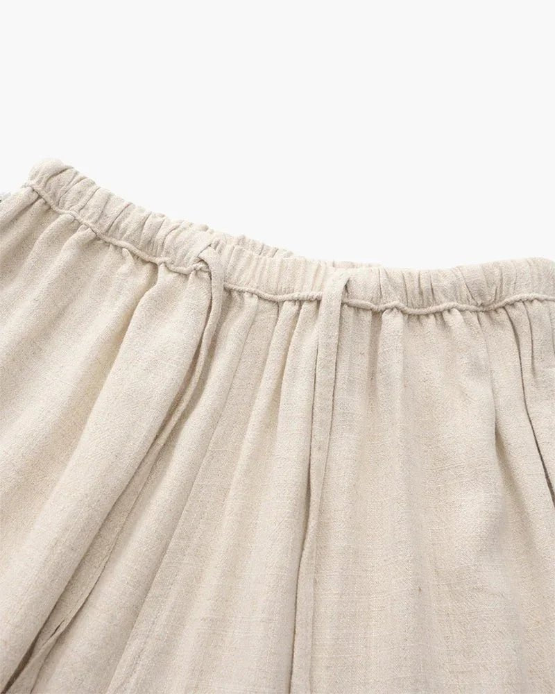 Bastien – Pantalon en lin coupe droite - OPLX - Atelier Opulence