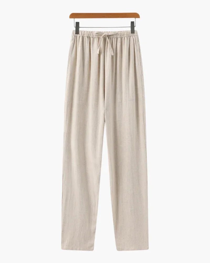 Bastien – Pantalon en lin coupe droite - OPLX - Atelier Opulence