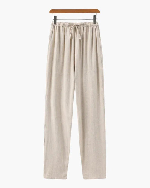 Bastien – Pantalon en lin coupe droite - OPLX - Atelier Opulence