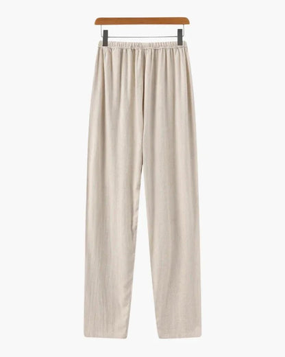 Bastien – Pantalon en lin coupe droite - OPLX - Atelier Opulence