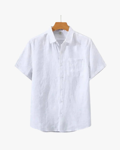 Chemise Cannes en Lin – Manches Courtes - OPLX - Atelier Opulence