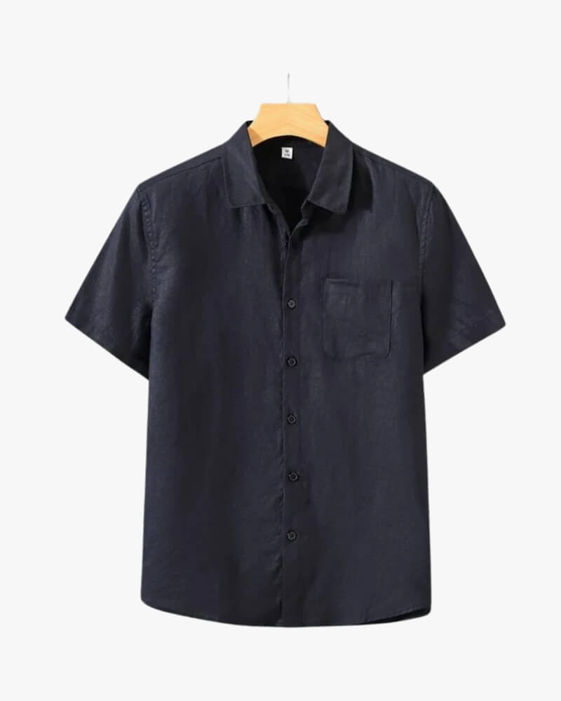 Chemise Cannes en Lin – Manches Courtes - OPLX - Atelier Opulence