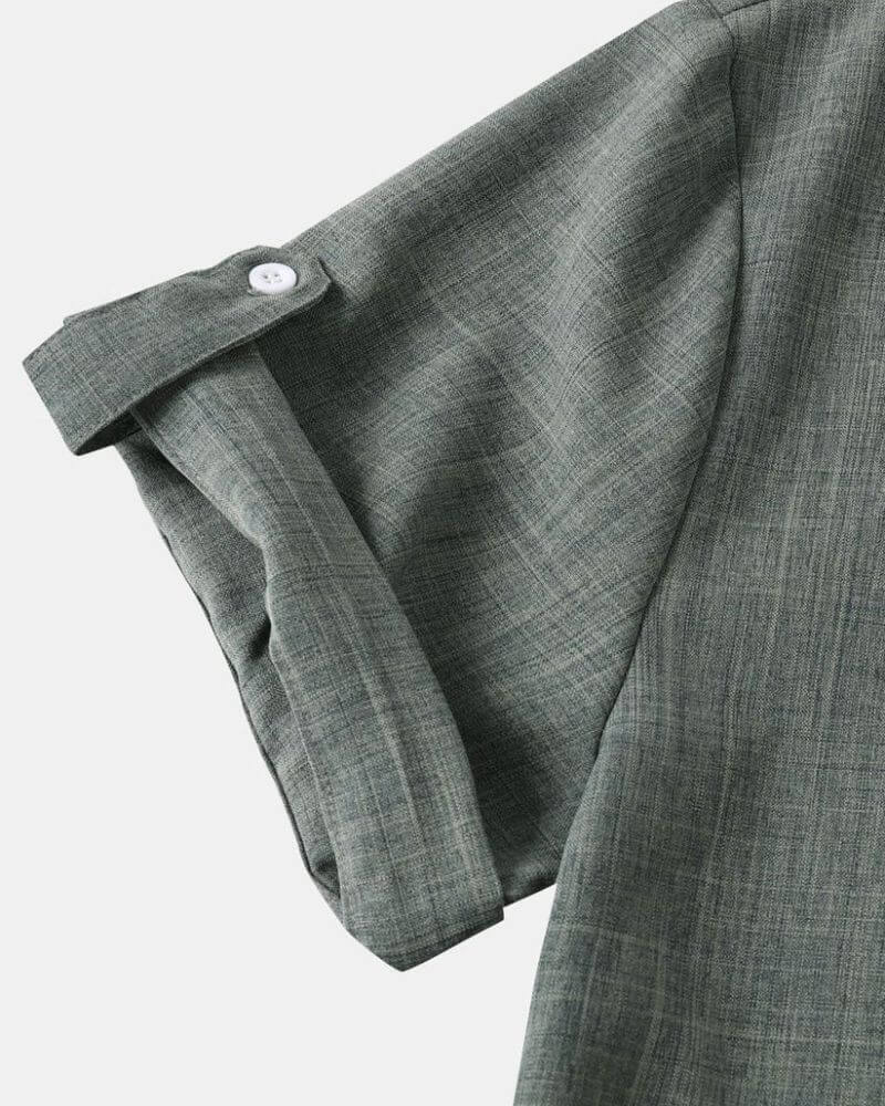Chemise Henley à manches courtes - OPLX - Atelier Opulence