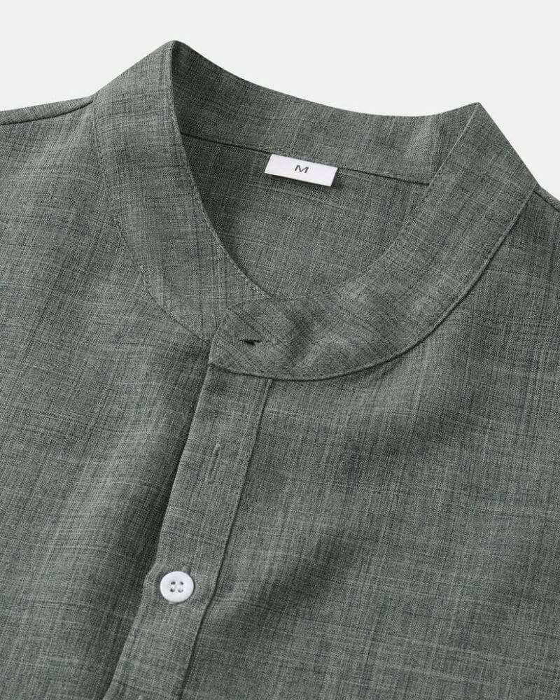 Chemise Henley à manches courtes - OPLX - Atelier Opulence