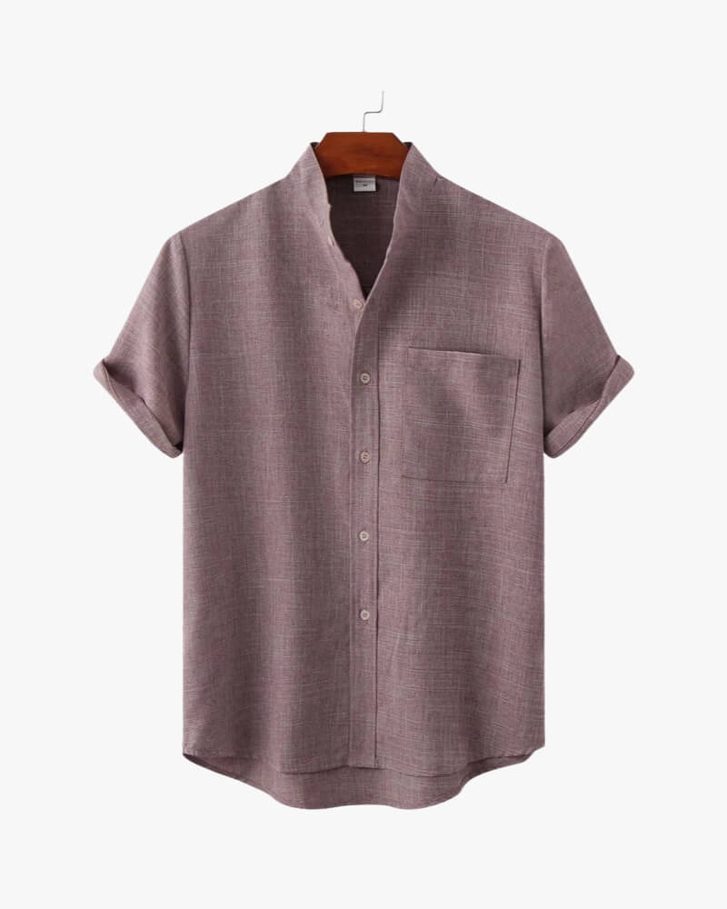 Chemise Henley à manches courtes - OPLX - Atelier Opulence