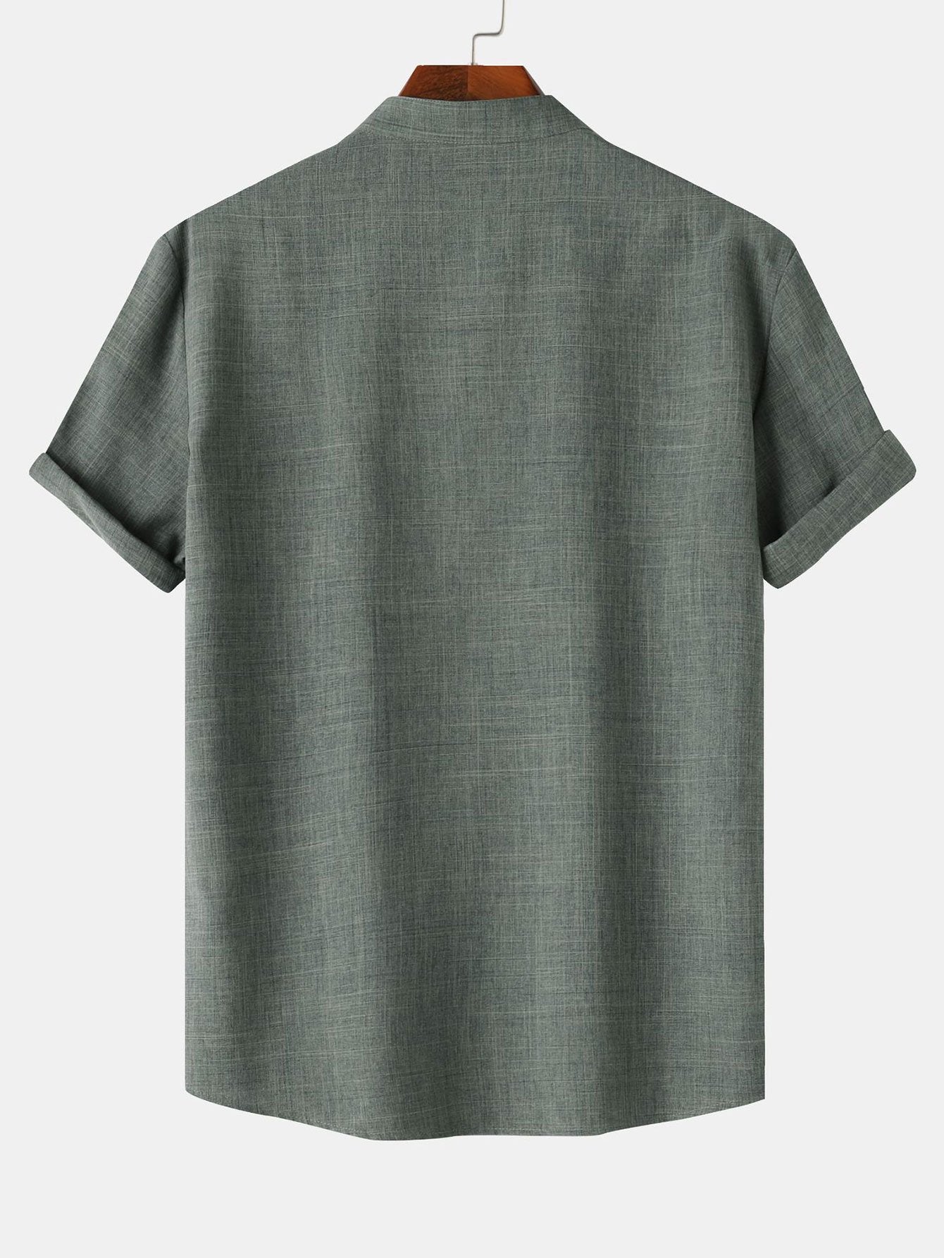 Chemise Henley à manches courtes - OPLX - Atelier Opulence