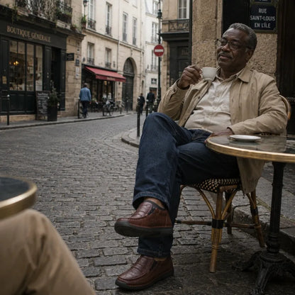 Louis - Chaussures en cuir faites à la main, alliant confort et caractère