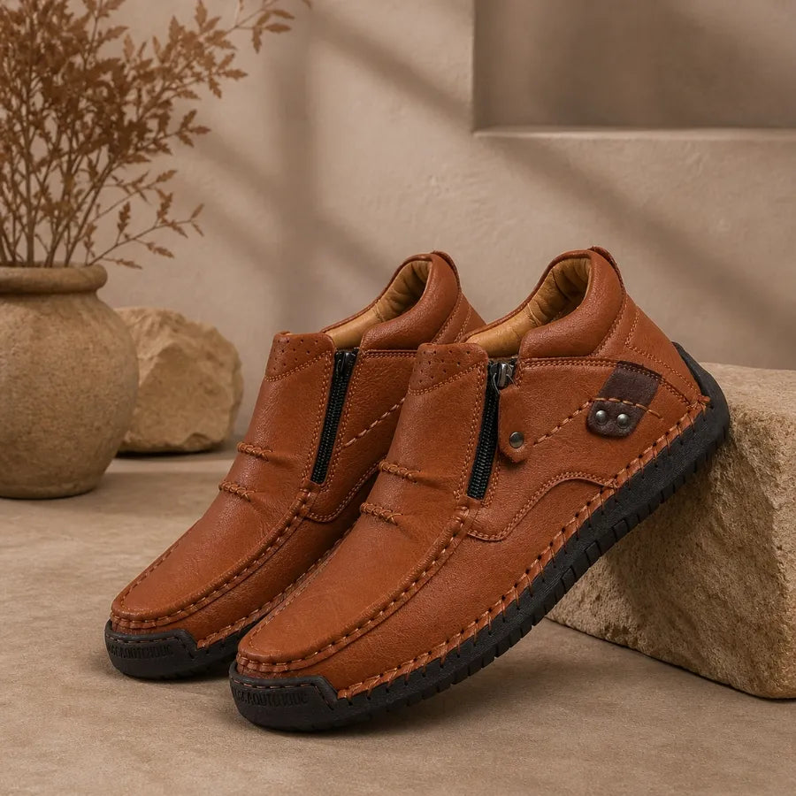 Louis - Chaussures en cuir faites à la main, alliant confort et caractère