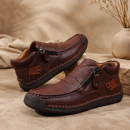 Louis - Chaussures en cuir faites à la main, alliant confort et caractère