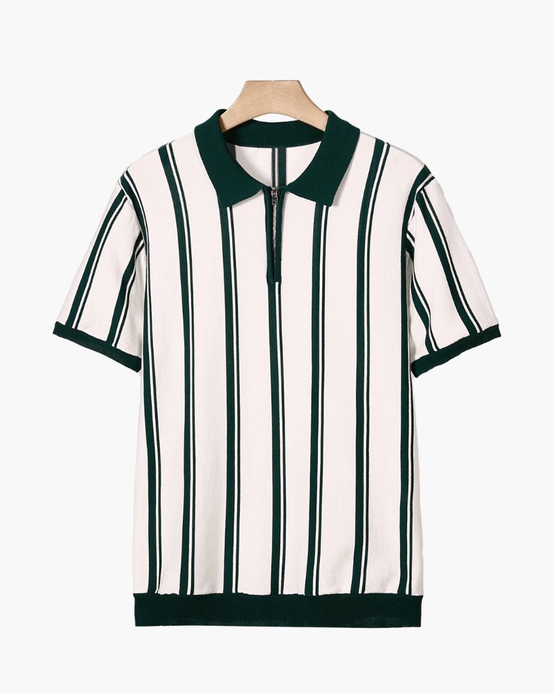 Léon – Polo zippé structuré - OPLX - Atelier Opulence