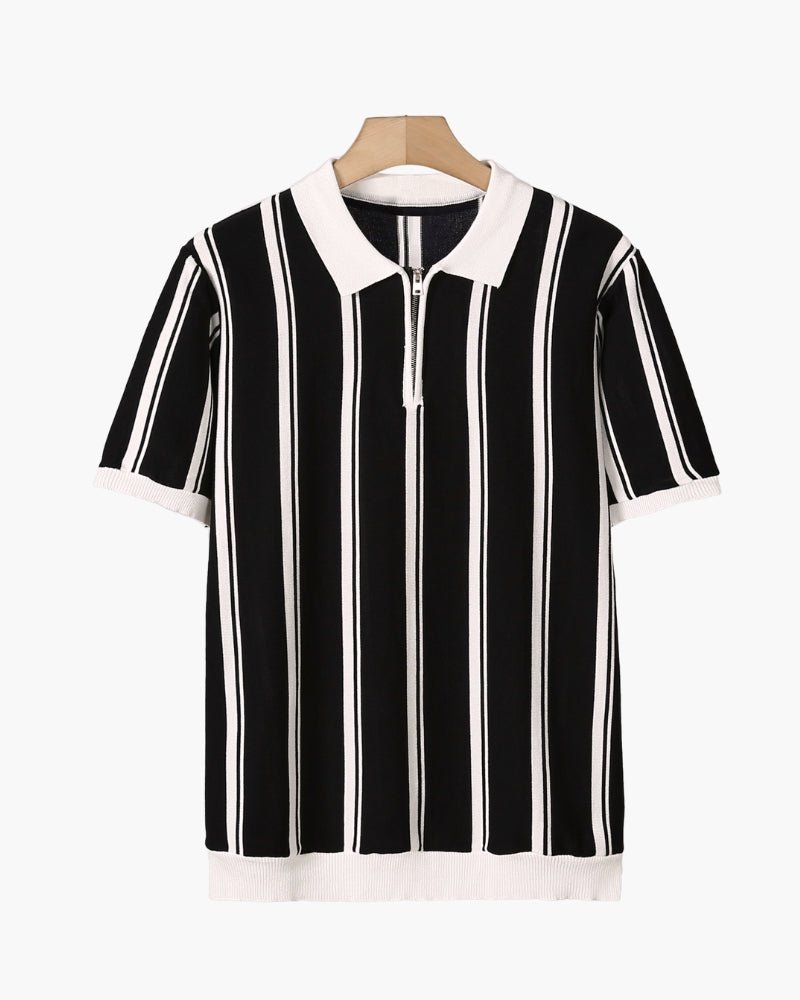 Léon – Polo zippé structuré - OPLX - Atelier Opulence