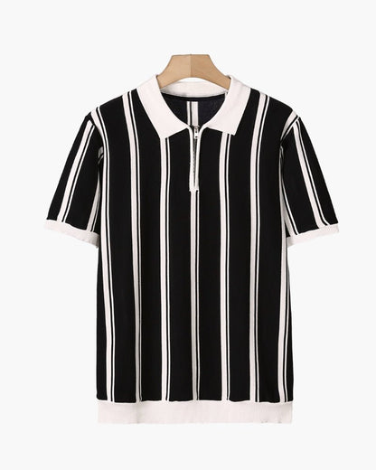 Léon – Polo zippé structuré - OPLX - Atelier Opulence