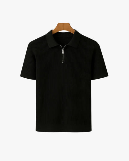 Marceau Polo Zippée Raffinée - OPLX - Atelier Opulence
