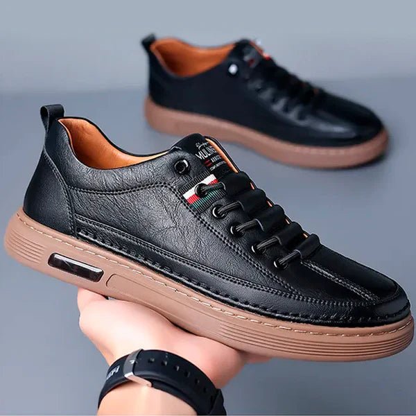 OPLX | Baskets décontractées en cuir véritable Vinny - OPLX - Atelier Opulence
