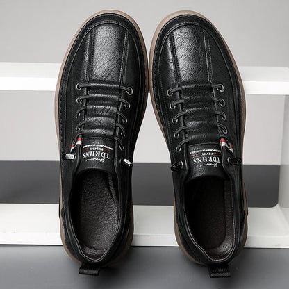OPLX | Baskets décontractées en cuir véritable Vinny - OPLX - Atelier Opulence