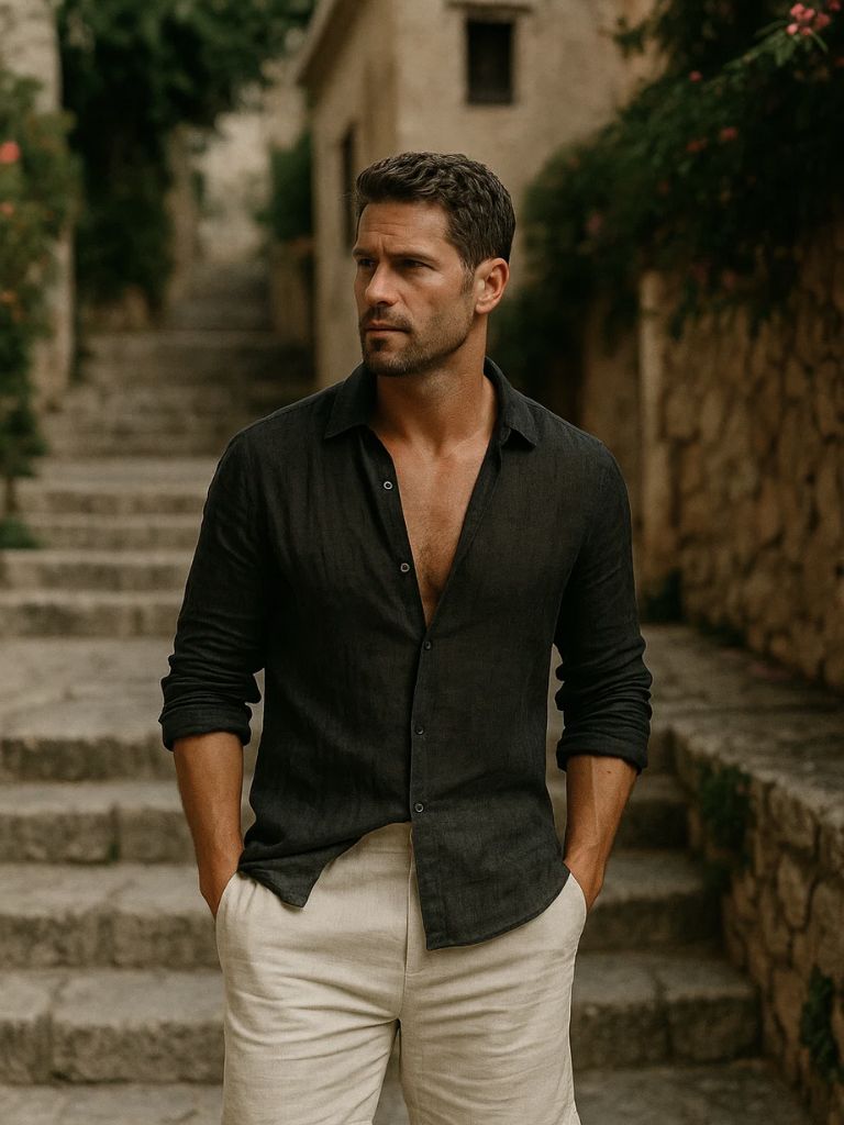 [PACK SPÉCIAL] Mathis – Chemise d’Été en Lin Naturel - OPLX - Atelier Opulence